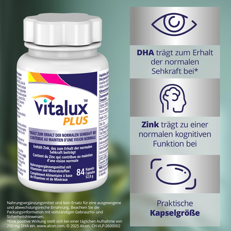 vitalux PLUS 84 St Kapseln