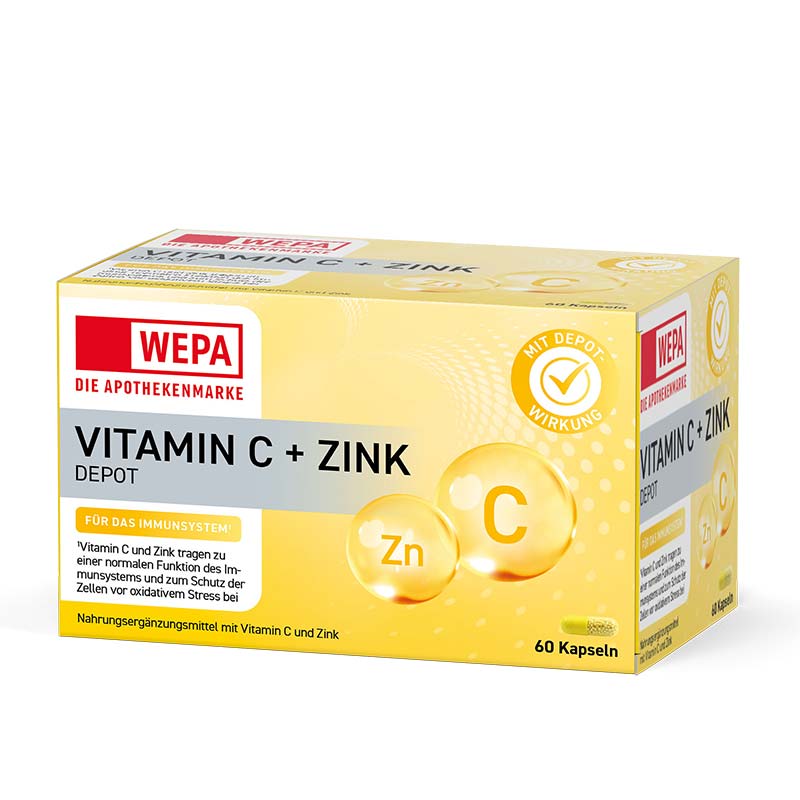 WEPA VITAMIN C + ZINK 60 St Kapseln