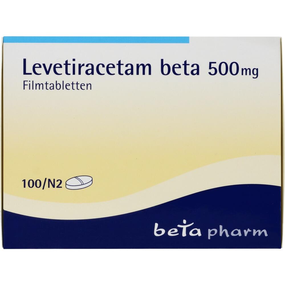 Levetiracetam beta 500mg 100 St Filmtabletten