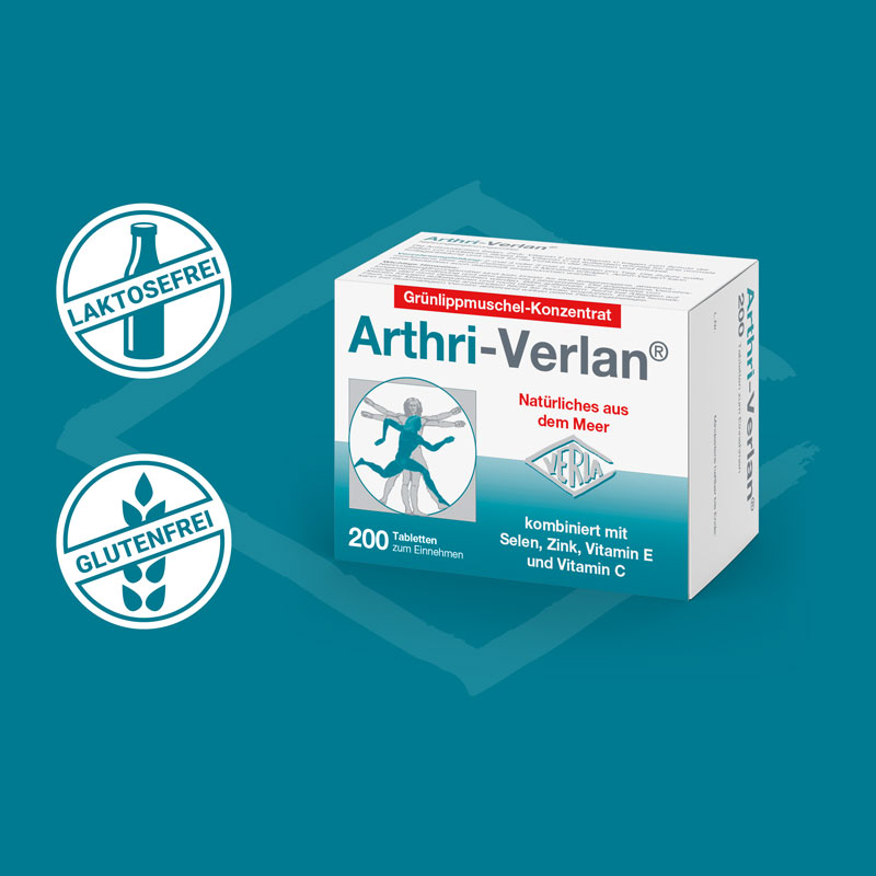 Arthri-Verlan Grünlippmuschel-Konzentrat 200 St Tabletten