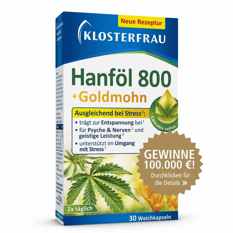 KLOSTERFRAU Hanföl + Goldmohn 30 St Weichkapseln