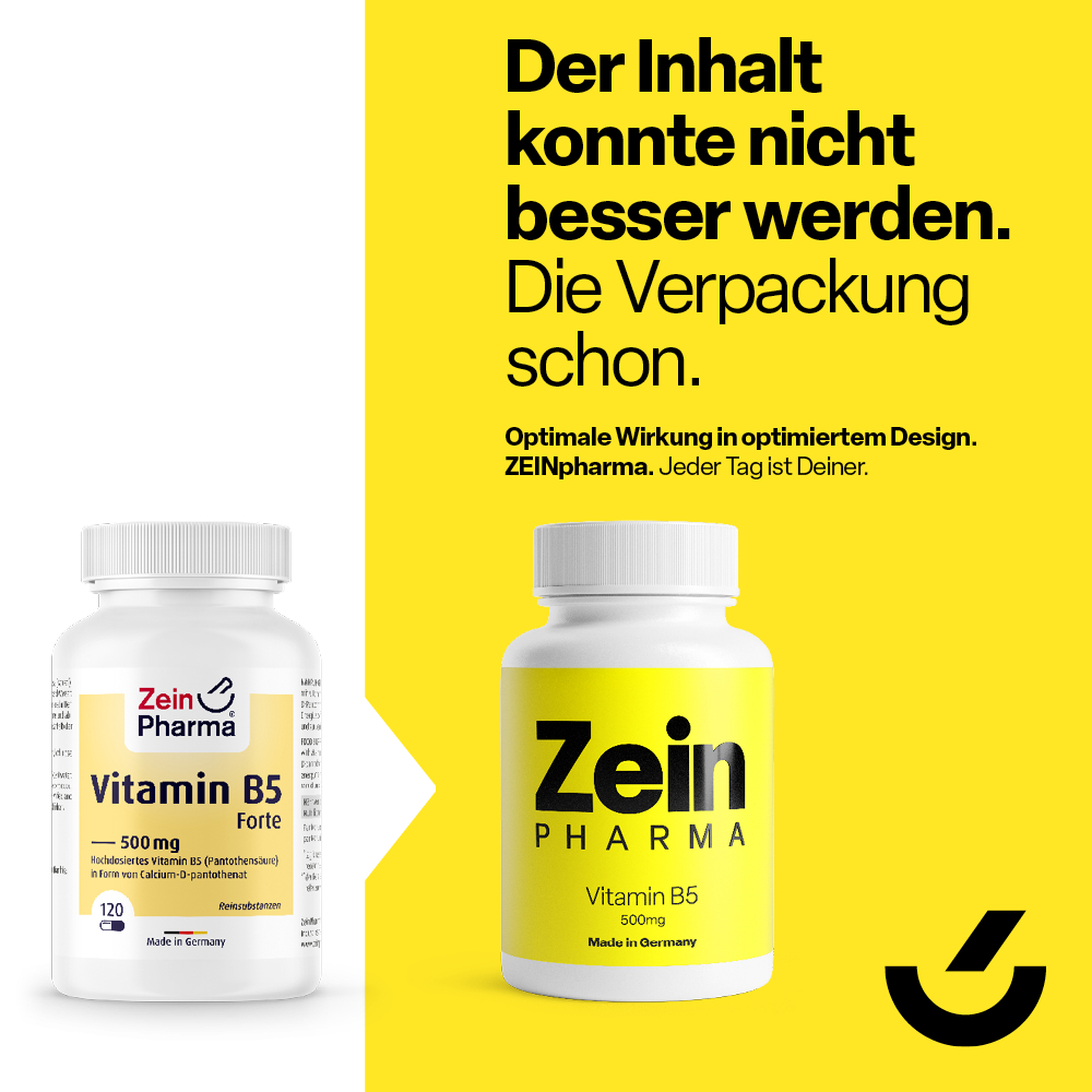 Zein PHARMA Vitamin B5 500mg 120 St Kapseln