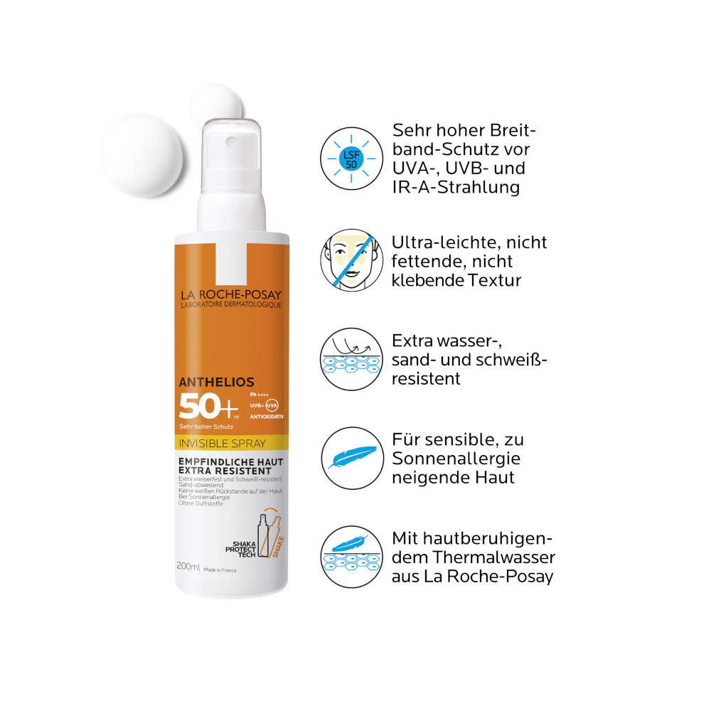 LA ROCHE-POSAY Anthelios Invisible Spray LSF 50+ 200 ml Spray