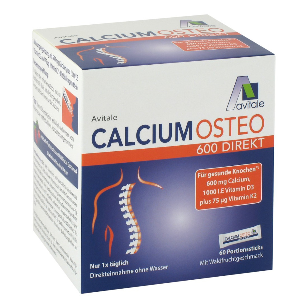 Avitale CALCIUM OSTEO 600 direkt 60 St Pulver
