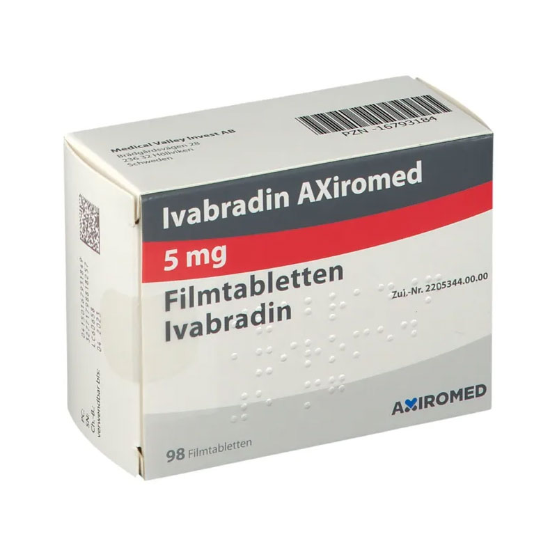 Ivabradin Axiromed 5 mg 98 St Filmtabletten