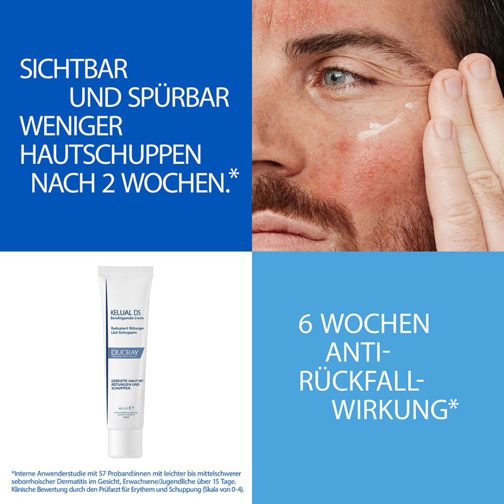 DUCRAY KELUAL DS Beruhigende Anti-Schuppen Creme 40 ml Creme