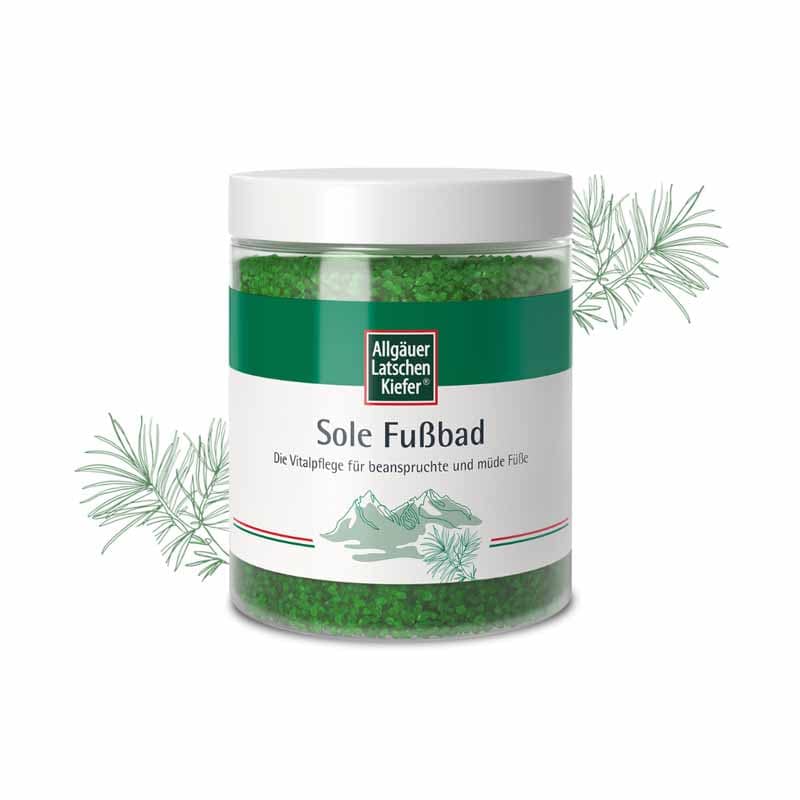 Allgäuer Latschen Kiefer Sole Fußbad  350 g Bad