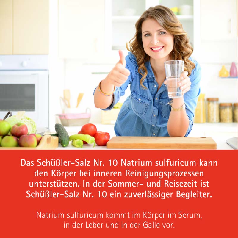 Schüßler-Salz Nr. 10 Natrium sulfuricum D6 250 g Pulver