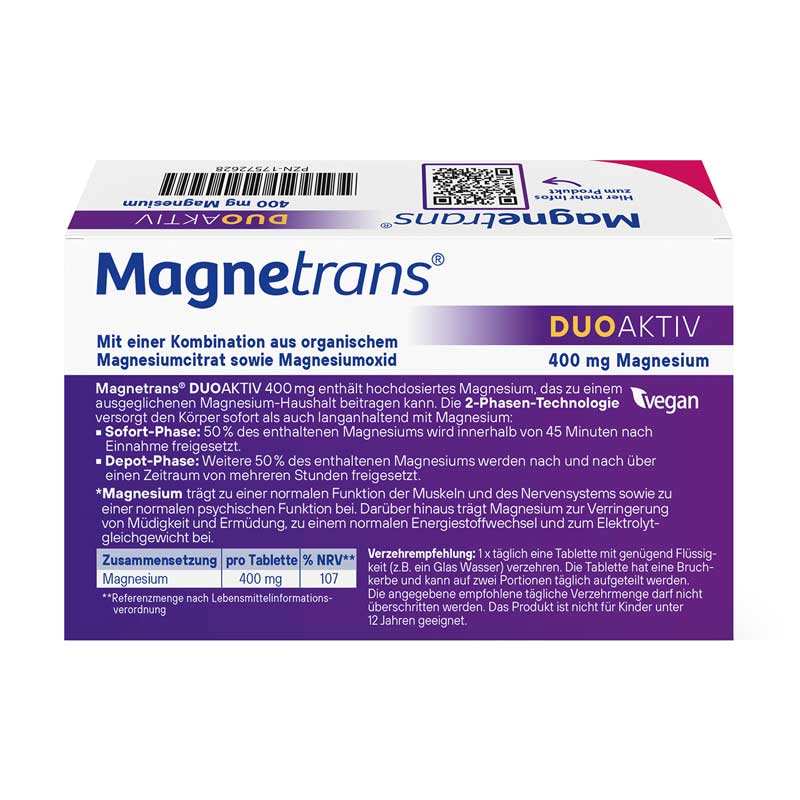 Magnetrans DUOAKTIV 400 mg 20 St Tabletten