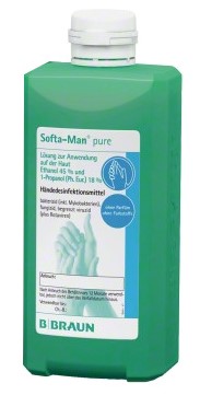 SOFTA MAN pure Händedesinfektionsmittel 500 ml Lösung
