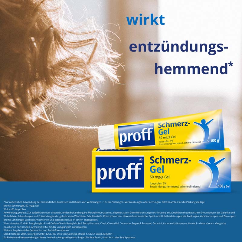 proff Schmerz Gel 50mg / g 100 g Gel