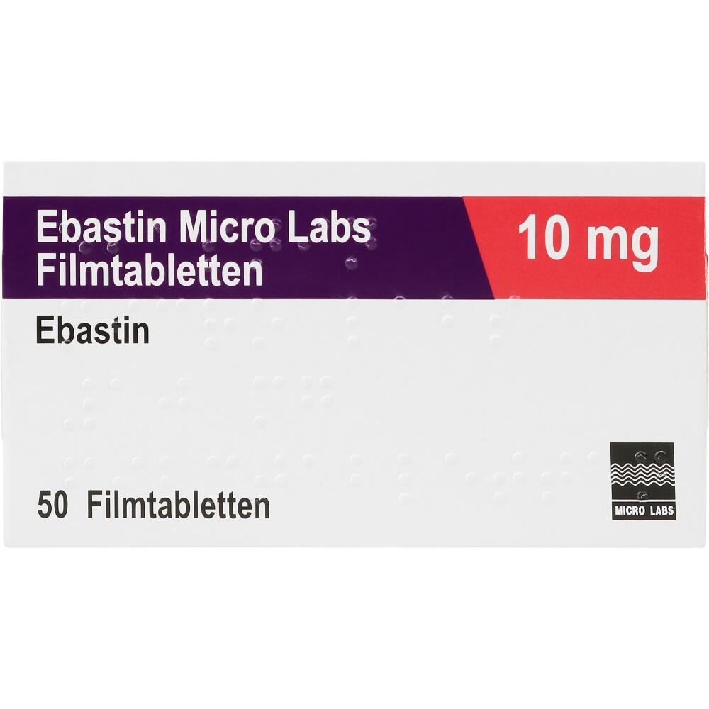 Ebastin Micro Labs Filmtabletten 10 mg 50 St Filmtabletten
