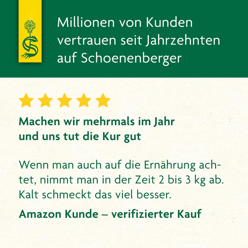 Schoenenberger SCHLANKHEITS FÜR 10 TAGE Würzige Tomate  1 Packung Saft