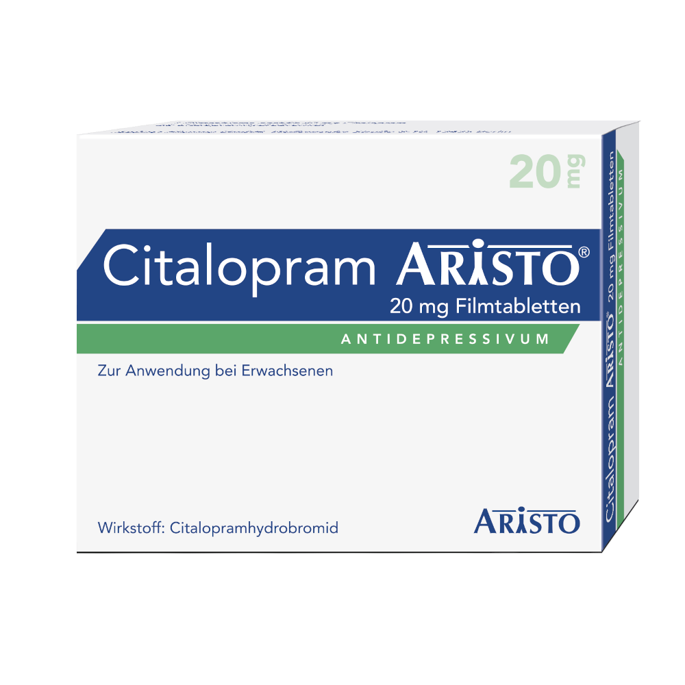 Citalopram Aristo 20mg 50 St Filmtabletten