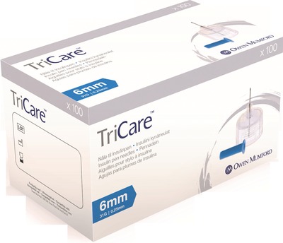 TRICARE Pen-Nadeln 6 mm 100 St Kanüle