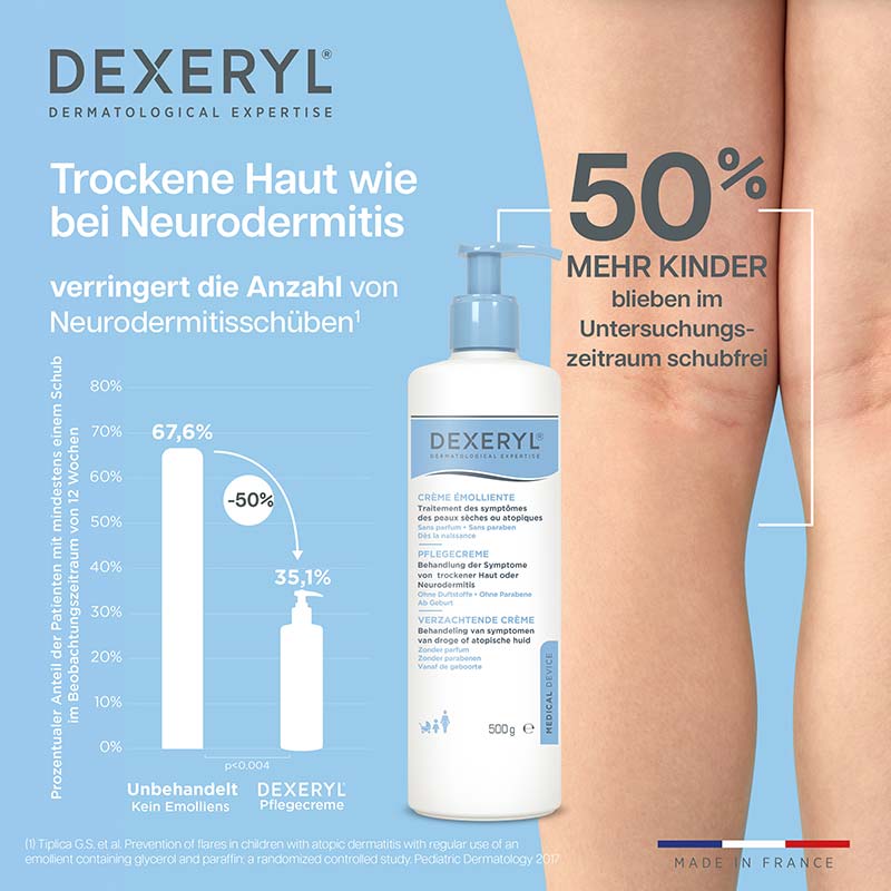 Dexeryl Pflegecreme Doppelpack  2X500 g