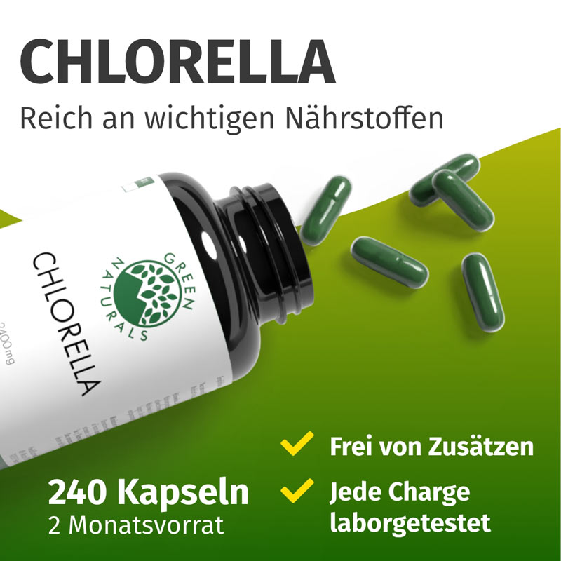 GREEN NATURALS CHLORELLA 240 St Kapseln