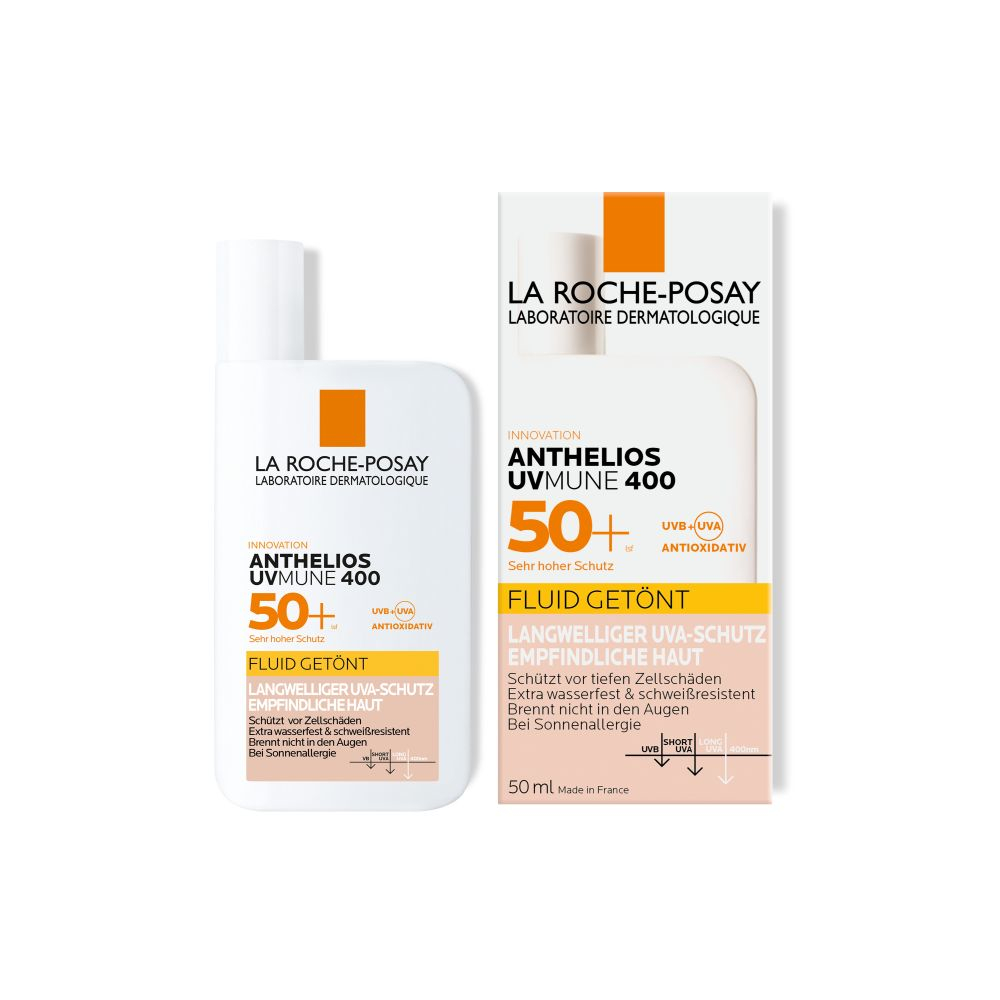 LA ROCHE-POSAY Anthelios Invisible Fluid Getönt UVMune 400 50 ml Flüssigkeit
