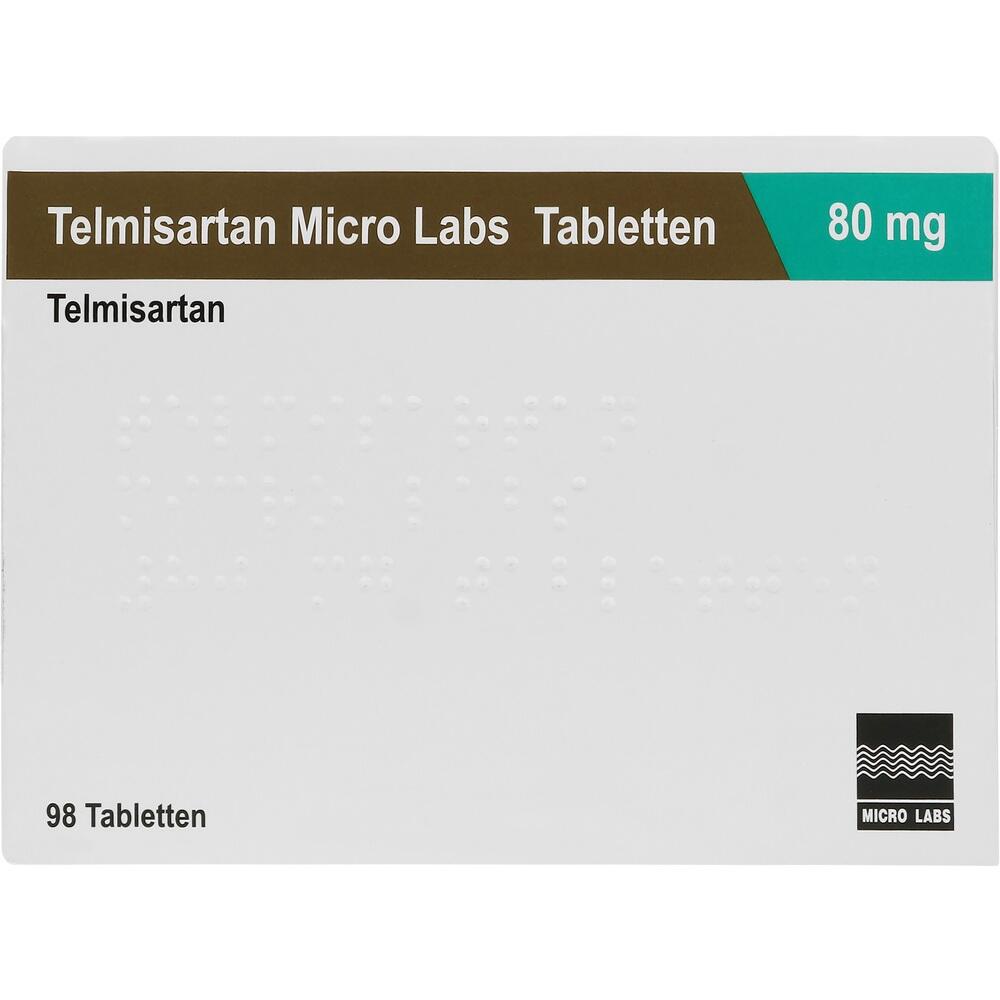 TELMISARTAN Micro Labs 80 mg Tabletten 98 St Tabletten