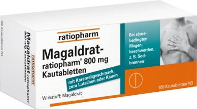 Magaldrat-ratiopharm 800mg 100 St Tabletten