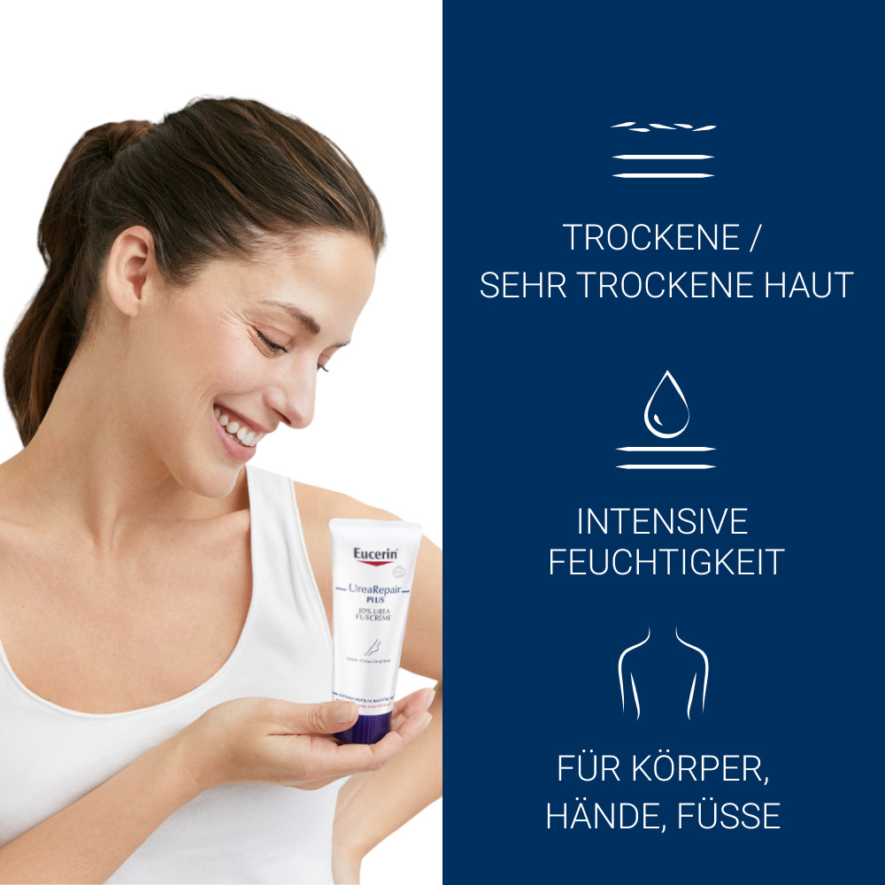 Eucerin UreaRepair Ganzkörperpflege Körperlotion Handcreme Fußcreme Set - 3€ sparen* 1 Sparset