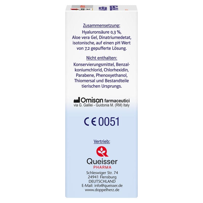Doppelherz system AUGEN-TROPFEN HYALURON 0,3% + ALOE 10 ml Flüssigkeit