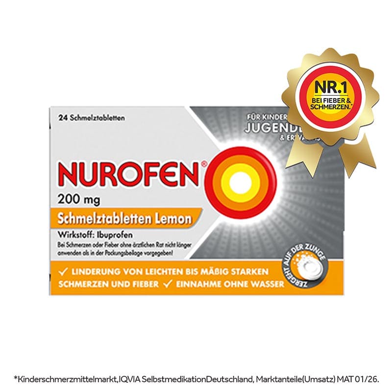 NUROFEN  Lemon 200mg 24 St Schmelztabletten