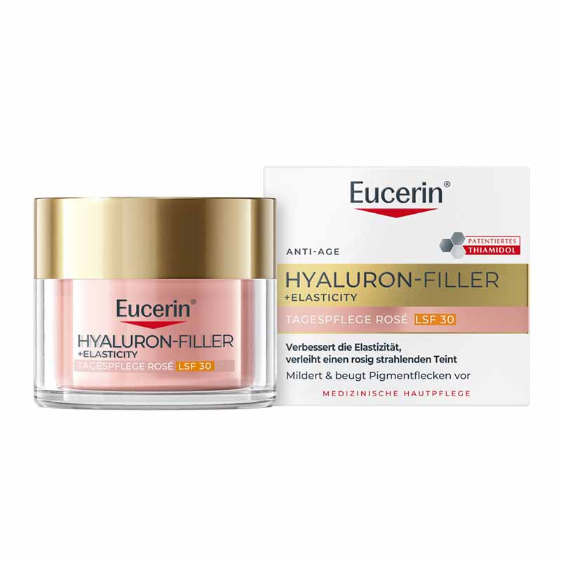 Eucerin HYALURON FILLER + ELASTICITY ROSÉ Tag LSF 30 50 ml Creme