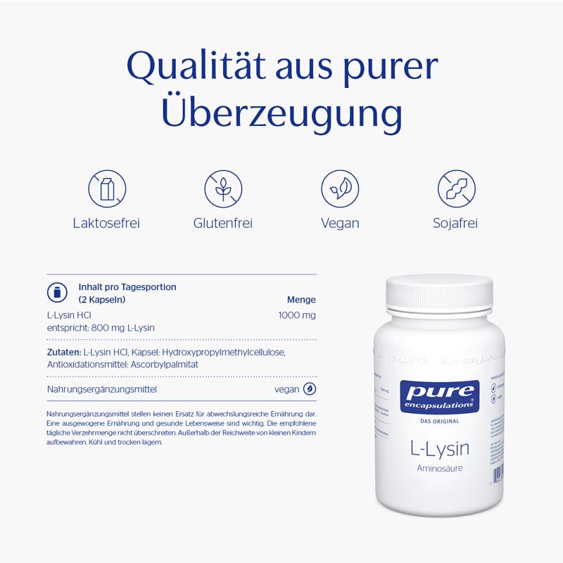 pure encapsulations L-Lysin 90 St Kapseln