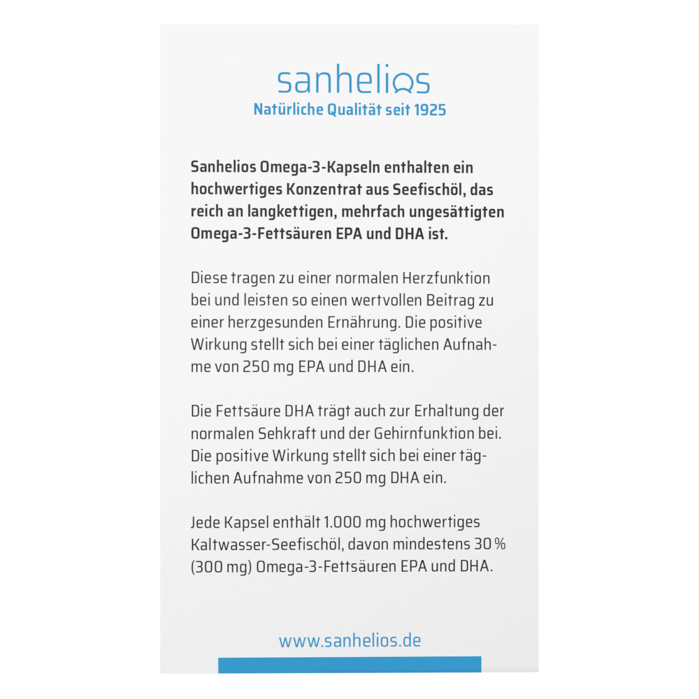 sanhelios Omega-3 90 St Kapseln