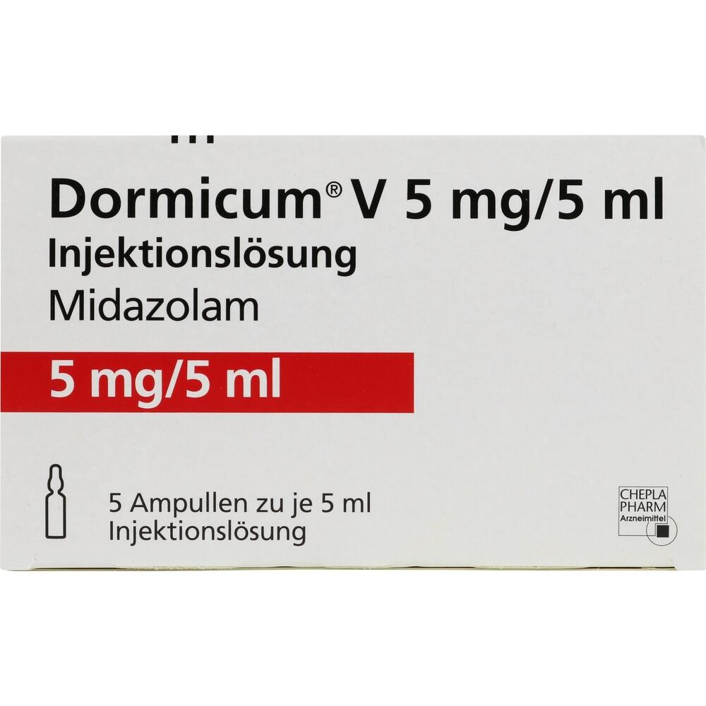 DORMICUM V 5 Injektionslösung 5X5 ml Injektionslösung