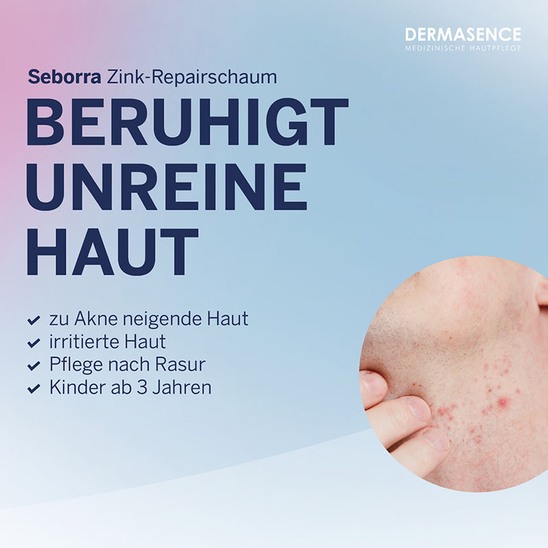 DERMASENCE Seborra ZINK-REPAIRSCHAUM 50 ml Schaum