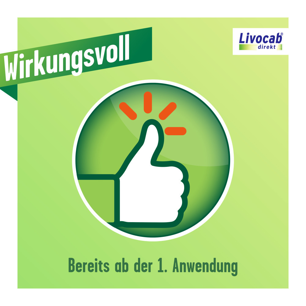 Livocab direkt Kombi: Nasenspray & Augentropfen bei Heuschnupfen & Allergien