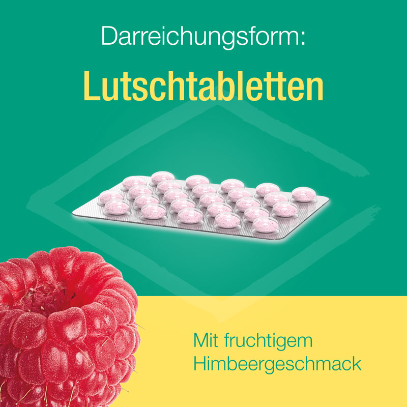 Zinkletten Verla Typ Himbeere  50 St Lutschtabletten