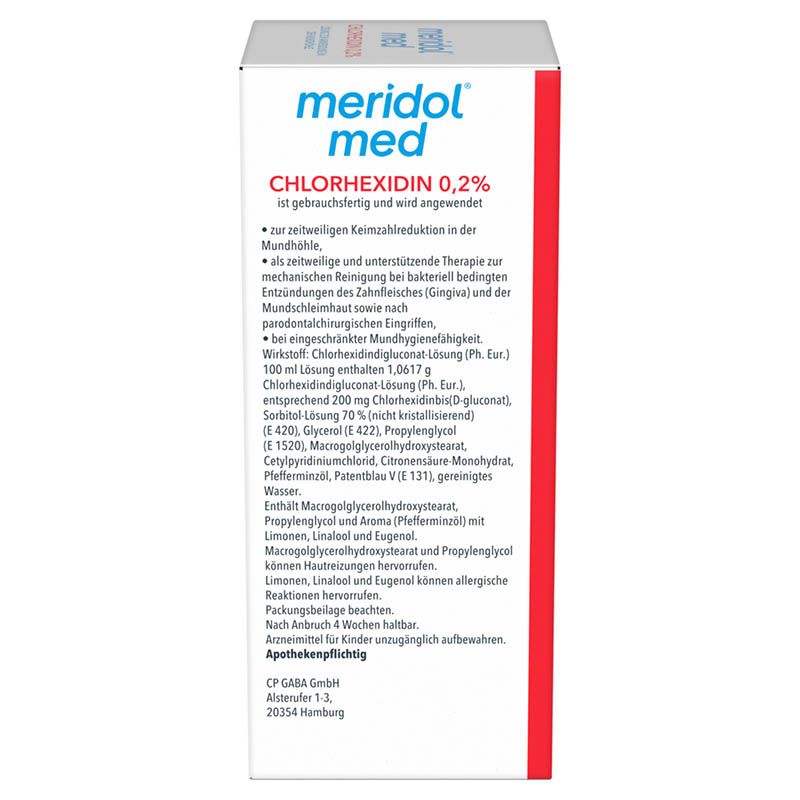 meridol med CHX 0,2% 300 ml Lösung