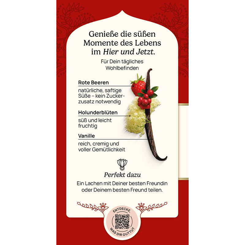 YOGI TEA Rote Beeren Vanille 17X2.0 g Filterbeutel