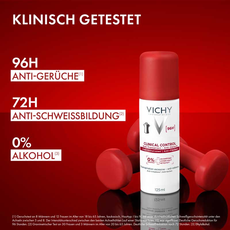 VICHY CLINICAL CONTROL DEO SPRAY AEROSOL 96 h 125 ml Deospray