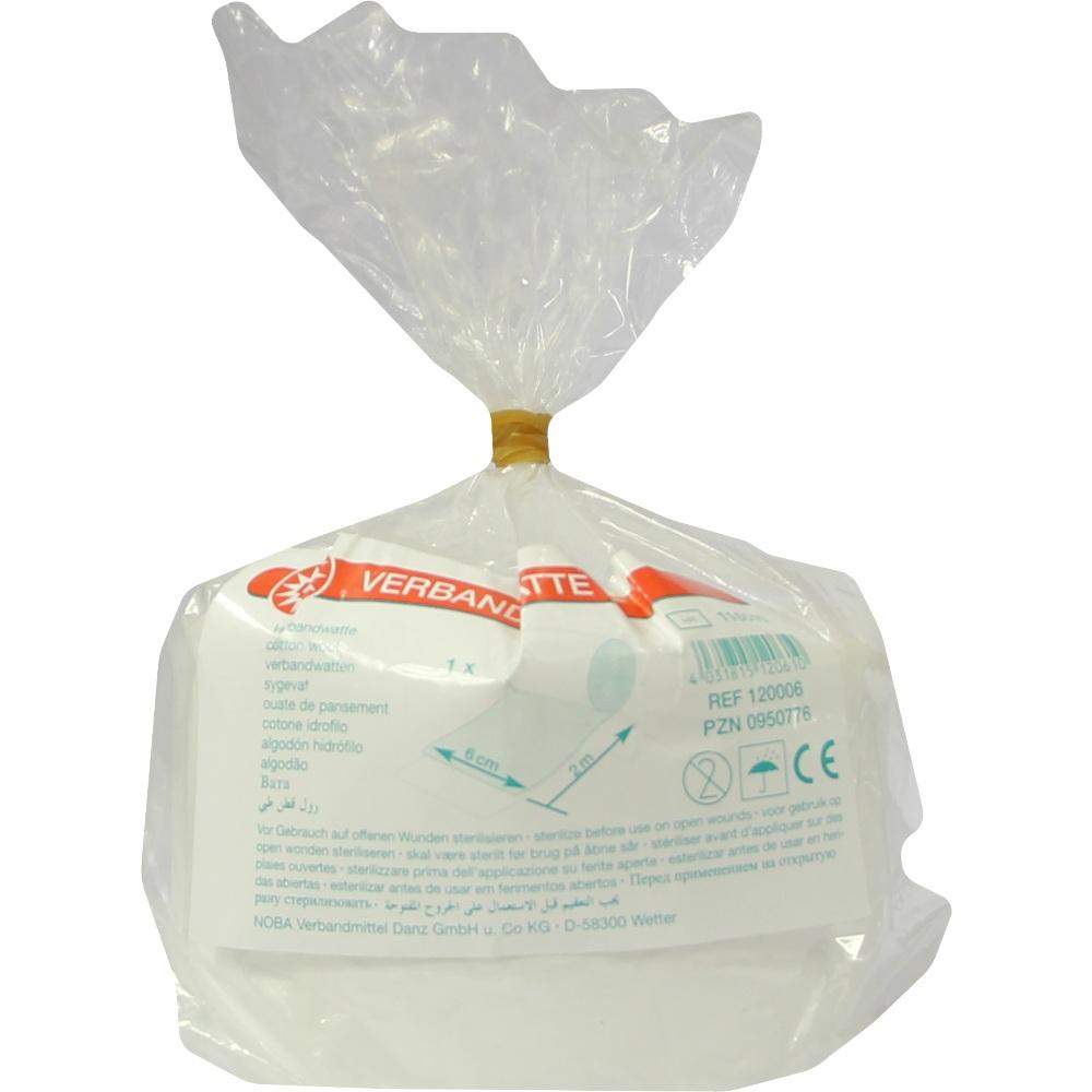 VERBANDWATTE gerollt 6 cmx2 m 1 St Watte