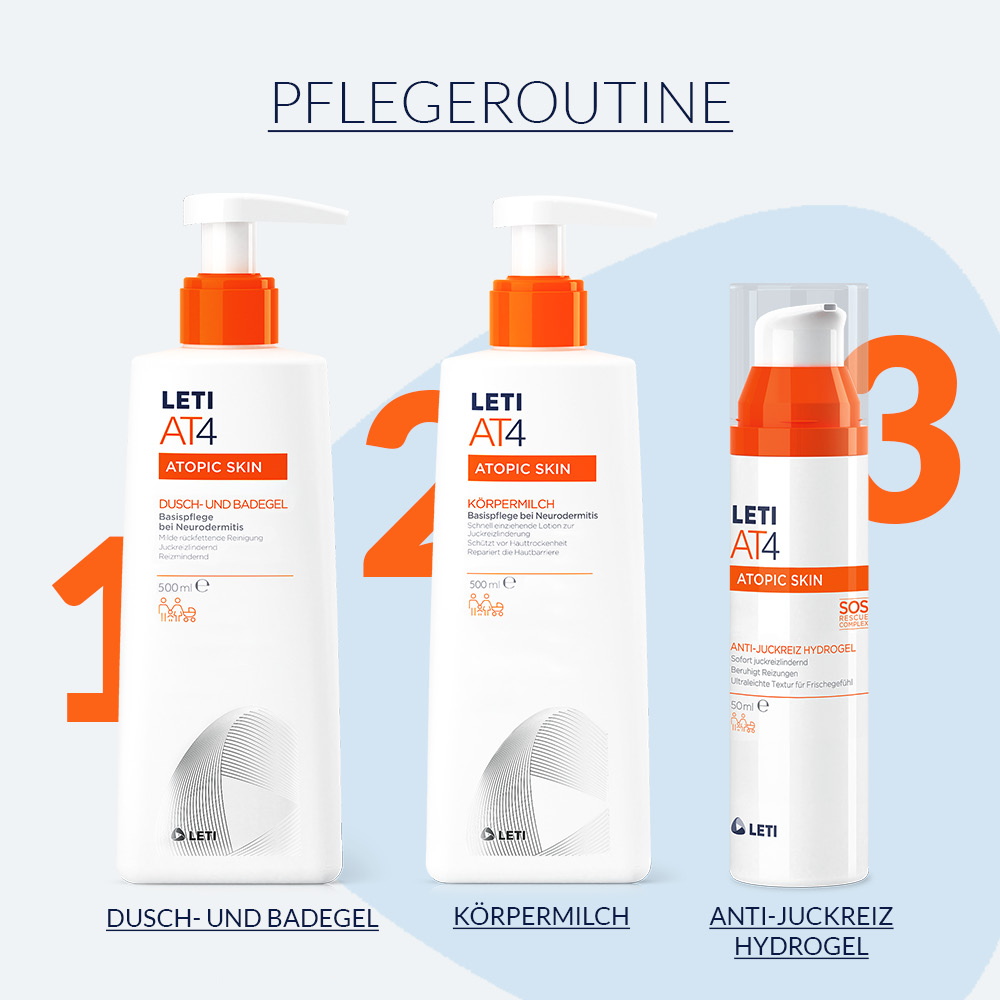 LETI AT 4 Dusch- und Badegel - Jetzt 20% sparen 500 ml Gel