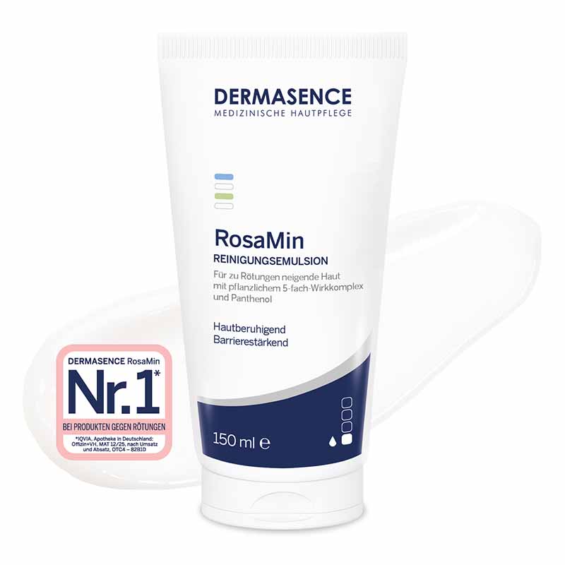 DERMASENCE RosaMin REINGUNGSEMULSION 150 ml Emulsion