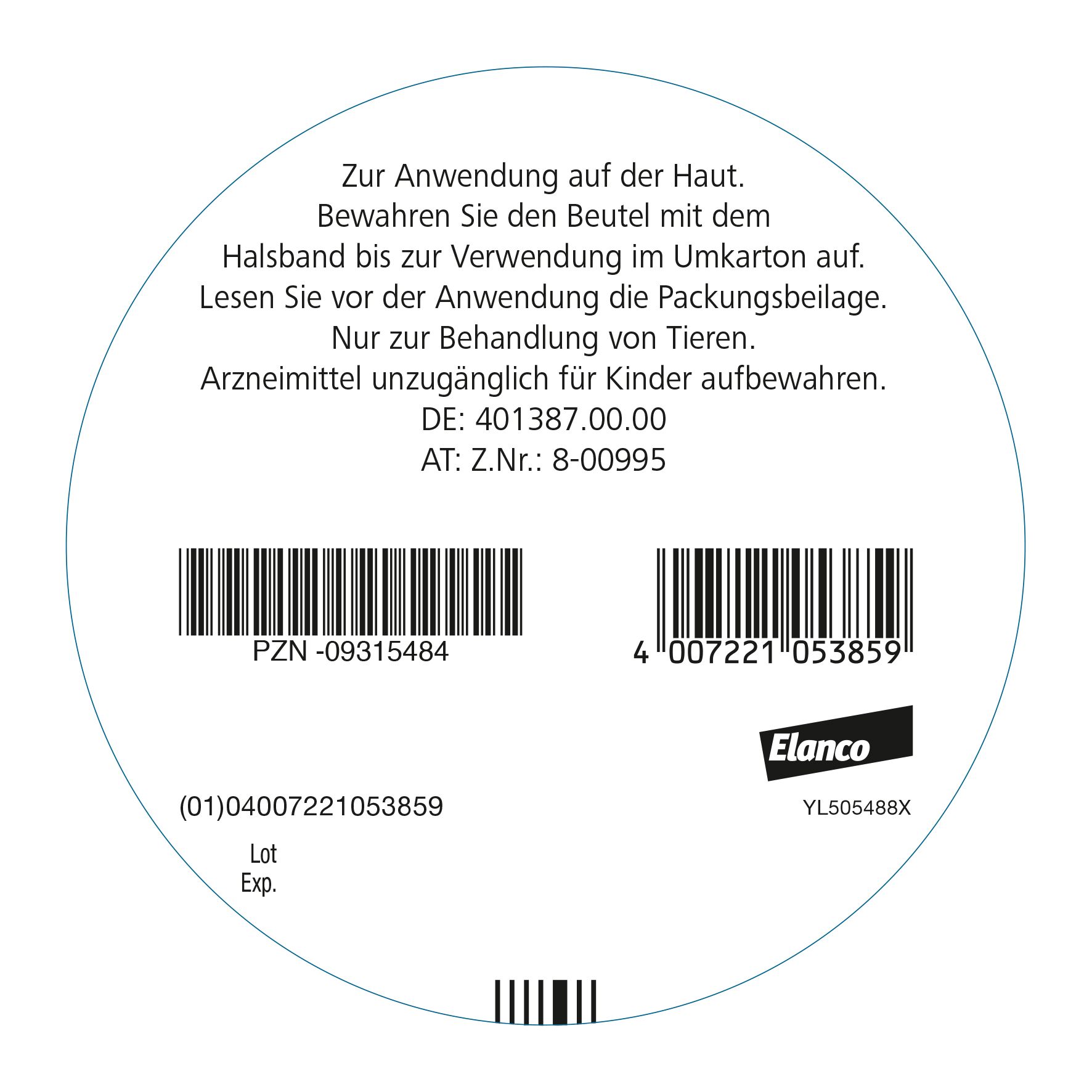 SERESTO HALSBAND F KATZEN 1 St Halsband