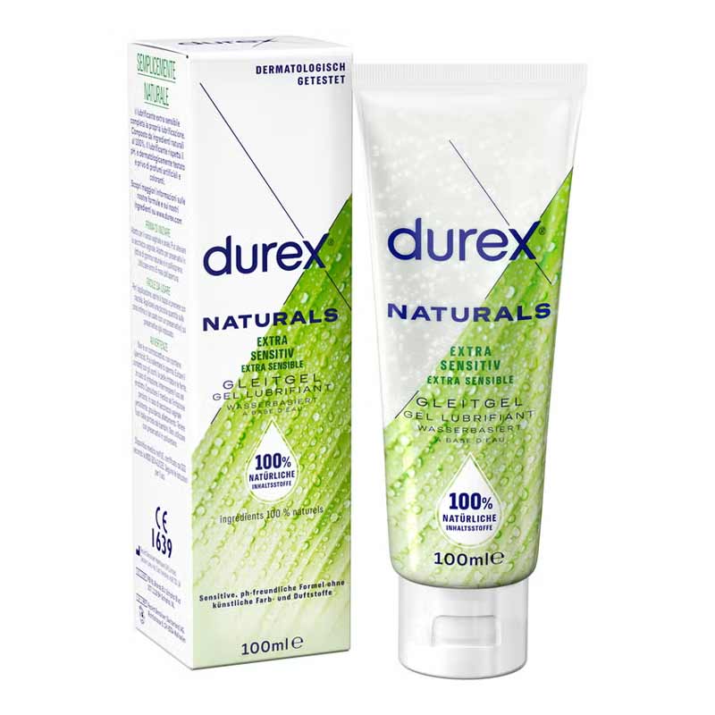 durex NATURALS EXTRA SENSITIV GLEITGEL 100 ml Gel