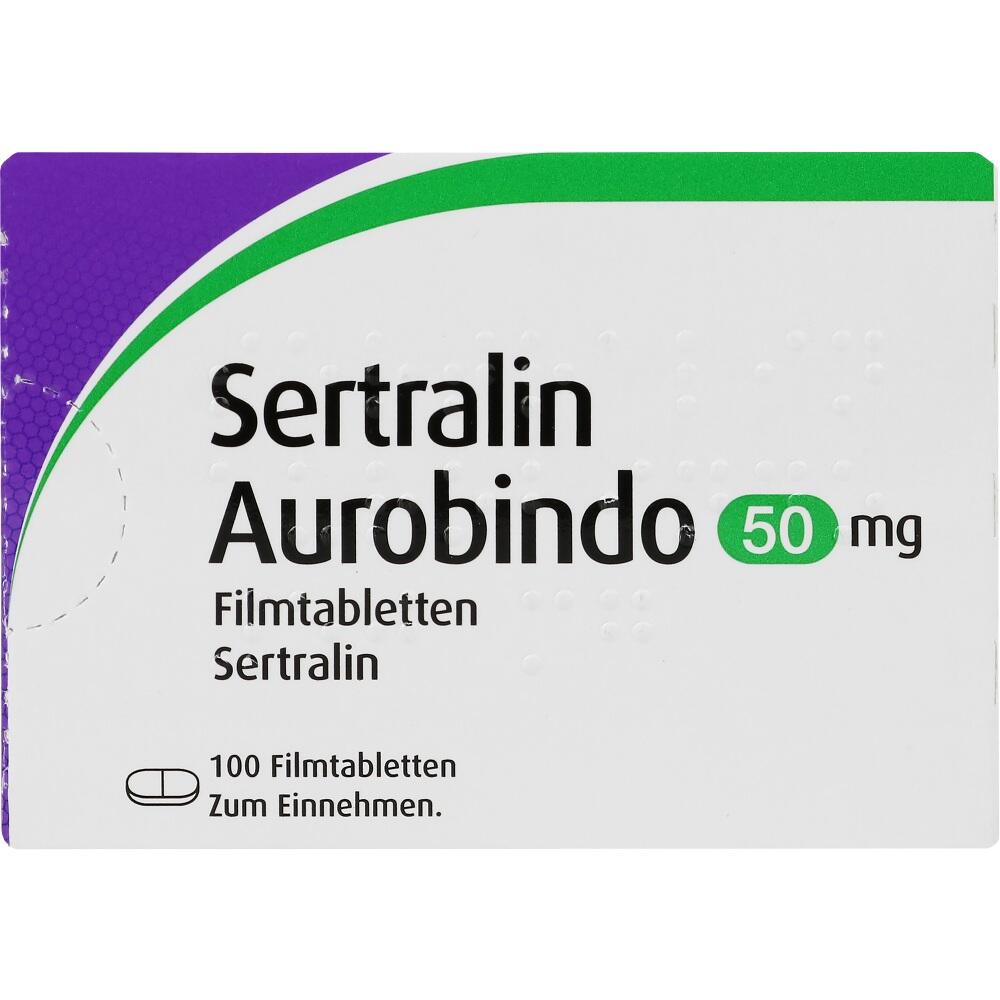Sertralin Aurobindo 50mg 100 St Filmtabletten