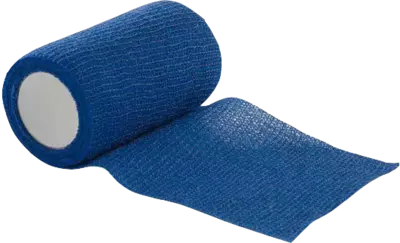 DracoElfi haft color blau elastische Fixierbinde 10cm x 4m 1 St Binden