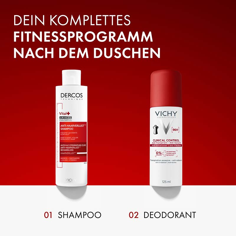 VICHY CLINICAL CONTROL 96H 2X125 ml Deospray