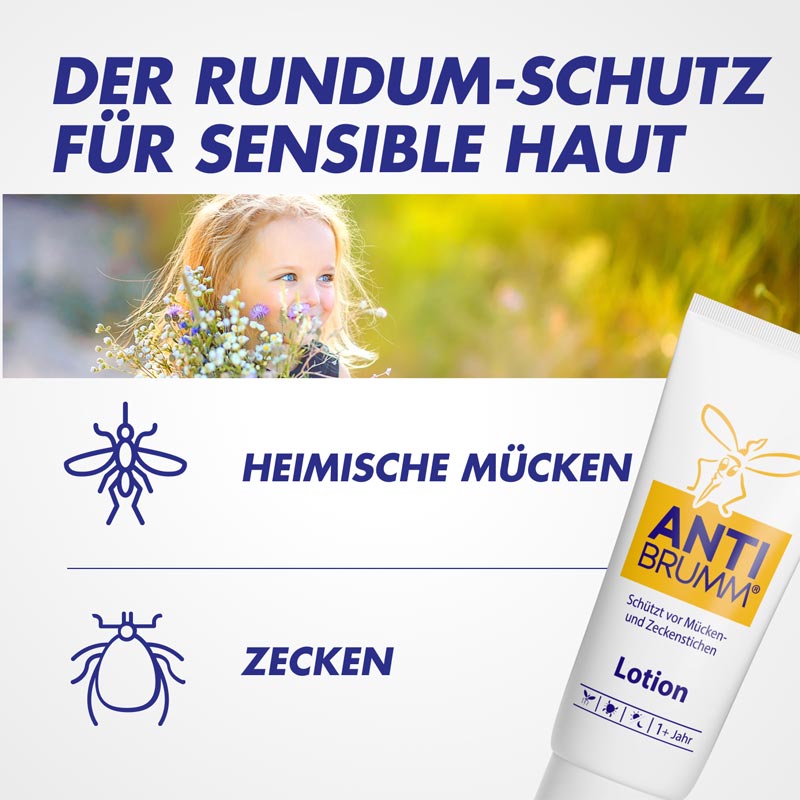 ANTI BRUMM Schützt vor Mücken- und Zeckenstiche Lotion 100 ml Lotion