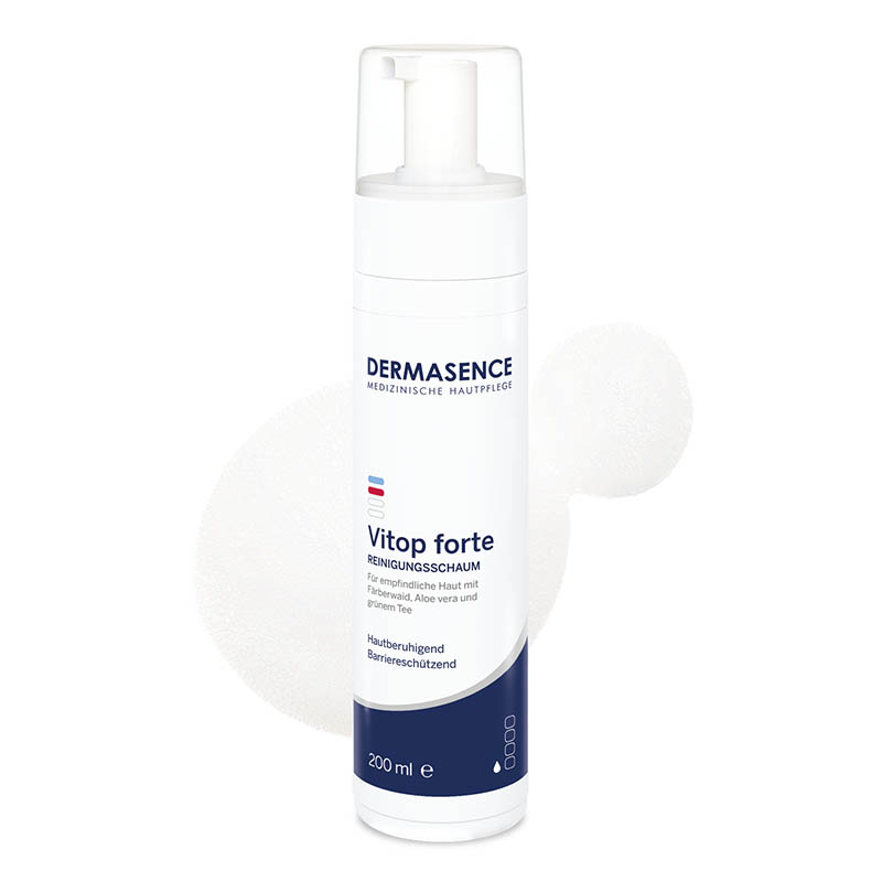 DERMASENCE Vitop forte REINIGUNGSSCHAUM 200 ml Schaum