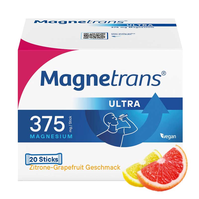 Magnetrans ULTRA 375 mg / Stick MAGNESIUM 20 St Granulat