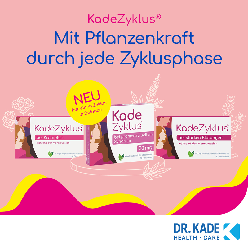 Kade Zyklus bei prämenstruellem Syndrom 20 mg 90 St Filmtabletten