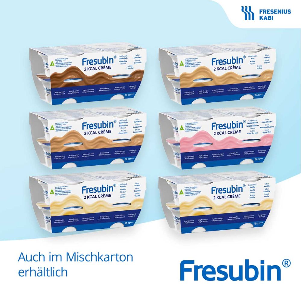 Fresubin 2 kcal Creme Walderdbeere 4X125 g Flüssigkeit